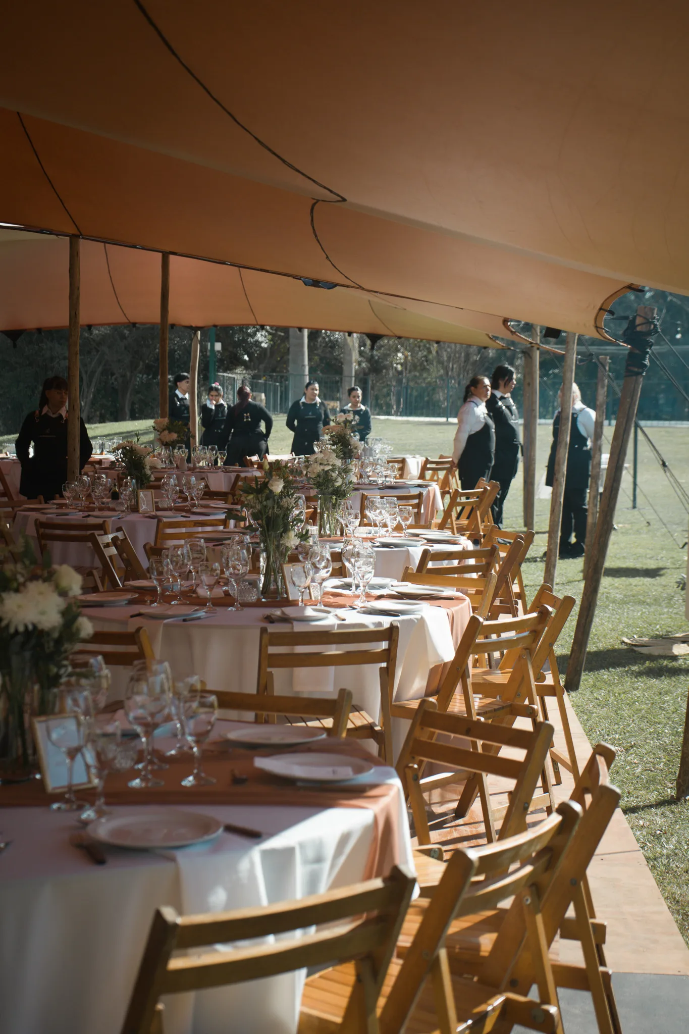 Casamiento al atardecer en Agropasion